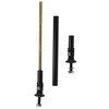 MACHSWON 2pcs Front Rear Bumper Lip Splitter Strut Rod Adjustable