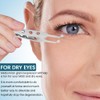 Meibomian Gland Expressor, Stainless Steel Eyelid Massage Tweezer with Positioning