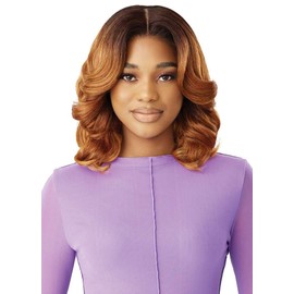 Outre Lace Front Wig - Perfect Hair Line 13X4 - Swoop Series - Swoop 11 (CARAMEL BROWN)