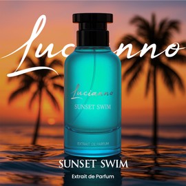 Lucianno Sunset Swim Extrait De Parfum 100mL – Long Lasting Perfume for Men & Women – Refreshing Citrus Scent with Bergamot, Ginger & Coconut Milk – Luxury Perfume for Daily Wear