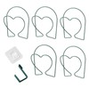 iayokocc 5pcs Hat Rack Hanger Holder Organizer Closet Hanging, Baseball