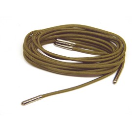 GREATLACES 550 Paracord Black Steel Tip Shoelaces Boot Laces Strongest Laces Available - 1 Pair Pack (84 Inch 213 cm, Coyote Brown)
