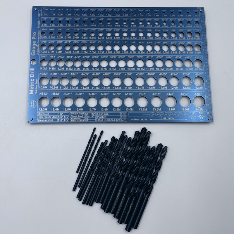 3-in-1 Stainless Steel Collective Drill Bit Gauge Pro | 118