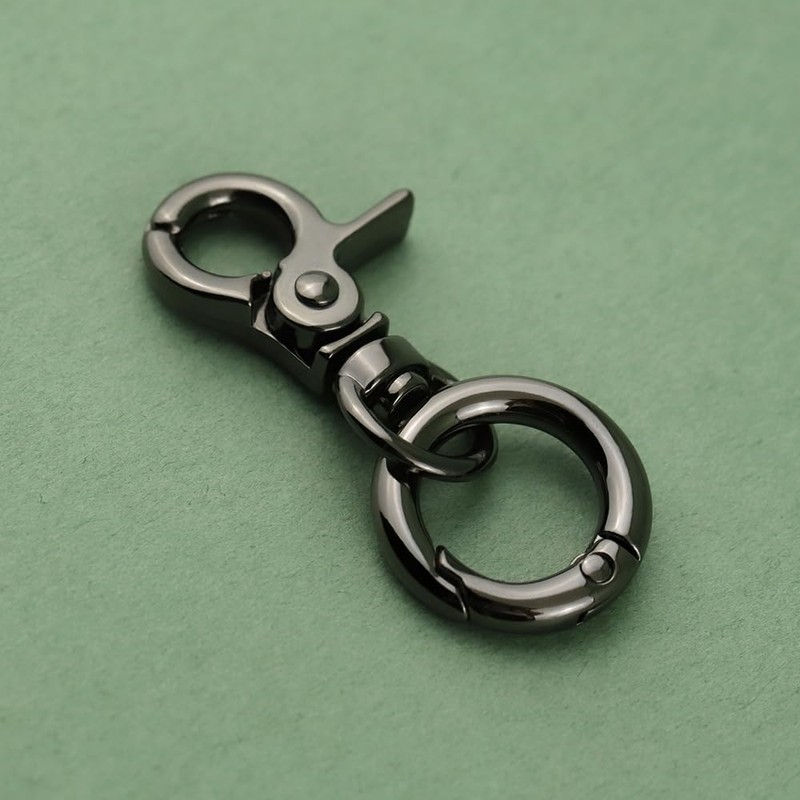 [FUSSED] 2pcs Lever Nascan Rotating Key Chain Swivel Snap Hook