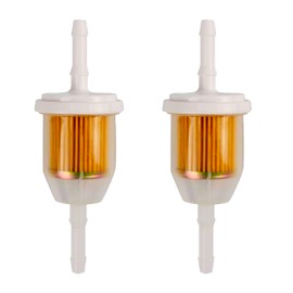 (Set of 2) 25 050 22-S Fuel Filter for Fits Kohler CH11-CH16 CH18-CH25 25 050 03-S 25 050 08-S John Deere AM101126 GY20709 for 1/4" and 5/16" Fuel Line