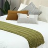 CREVENT Knitted Decorative Throw Blanket for Couch Sofa Chair Bed，Soft