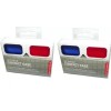 Kikkerland Lot 2 Cool 3D Retro Glasses Shaped Contact Lens