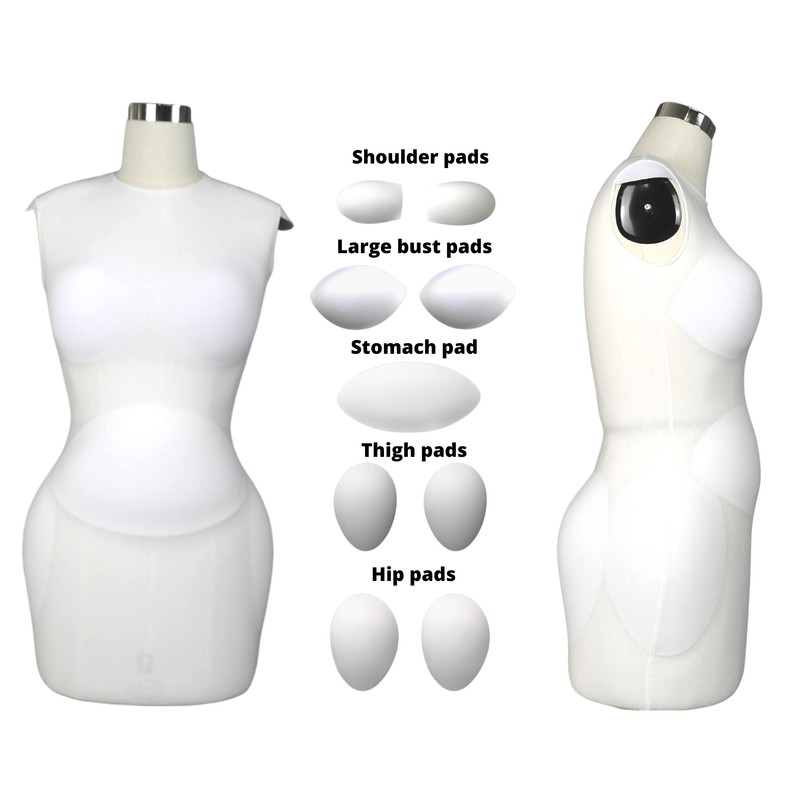 Pro Modular Dress Form Padding Regular Size Kit (20 Pieces)