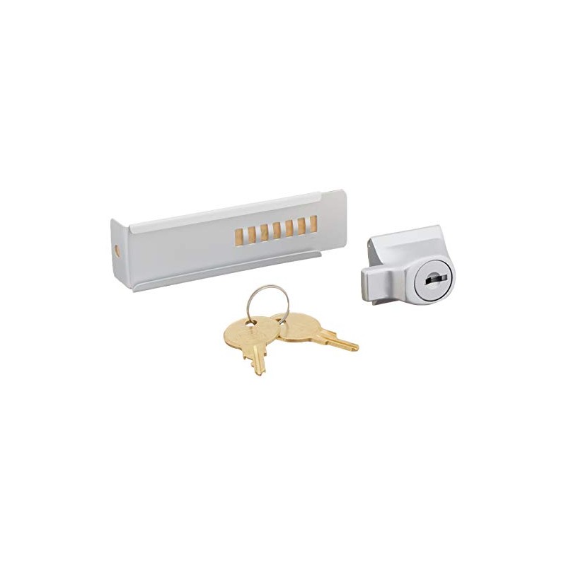 C.R. LAURENCE TDK7AKA CRL Aluminum Stick-On Showcase Lock - Keyed