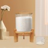 AngelcityCC Flour and Cereal Container, Rice Dispenser 5L Glass Food