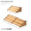 SIMPLEMADE 3-Tier Spice Rack Organizer - Versatile Storage Shelf for