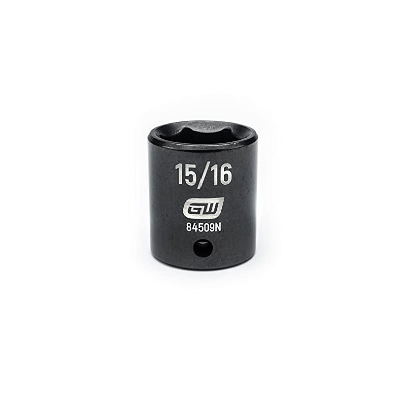 GEARWRENCH 19 Pc. 1/2" Drive 6 Pt. Standard Impact Socket