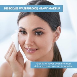 Diamond Wipes Toallitas desmaquillantes limpiadoras e impermeables con estuche de 500 unidades, sin alcohol con vitamina E