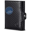 VON HEESEN Credit Card Holder Credit Card Holder, Black carbon,