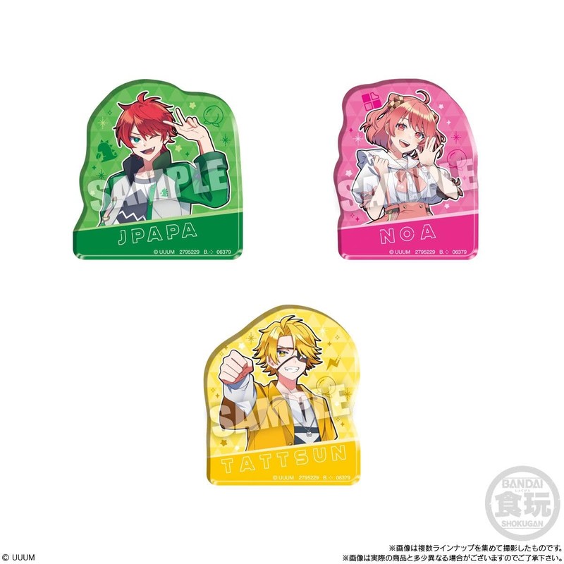 Bandai Colorful Peach Cara Magnetizs, 14 Pieces, Box