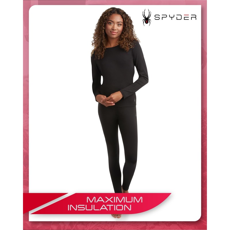 Spyder Women's Thermal Underwear Set - 2 Piece Brushed Back