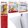 tesa MOLL® Draught Excluder for Doors, Grey Door Seal Bottom,
