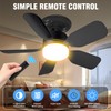 aupuslite 20" Socket Fan Light with Remote, 30W Socket Ceiling