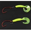 OMYZERO 200Pcs Soft Lure Bait Spring Twist Lock Outdoor Fishing