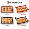 Reusable Silicone Baking Mat for Oven Baking – Nonstick, Snap-Corner