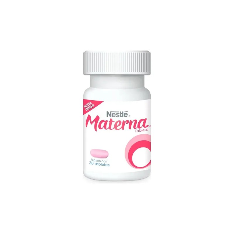 30 Tabletas Materna Vitaminas Y Minerales