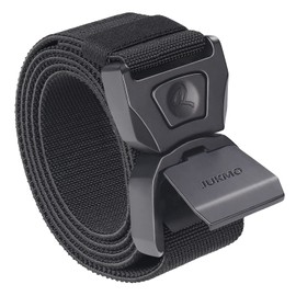 JUKMO Quick Release Tactical Belt Military Hiking 3.8 cm Work Belt with Heavy Safety Belt Buckle, black