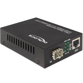 DELOCK Media Converter 10/100/1000Base-T to 100/1000Base-X SFP