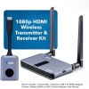 Orei Wireless 2x1 HDMI Transmitter and Receiver Dongle Kit -100ft(WHD-PRO