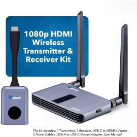 Orei Wireless 2x1 HDMI Transmitter and Receiver Dongle Kit -100ft(WHD-PRO