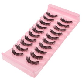 OHPHCALL 10 Pairs 7d Curl False Eyelashes Lash Extensions for Women Girls