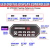 OPL5 4Pcs 12 LED Emergency Red Blue LED Strobe Light