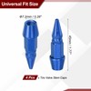 PATIKIL 4 Pcs 45mm Spiked Shape Tire Valve Stem Caps