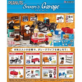 Reement Peanuts Snoopy's Garage Box Product, 8 Types in Total, 8 Pieces