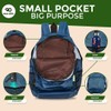 ECO CHIC Lightweight Foldable Water Resistant Backpack Rucksack Folds into