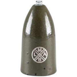 LMAB Tungsten Bullet Weight - Texas & Carolina Rig Weights for Finesse Fishing, Lead Free with Inlay, for Bass Fishing & Zander Fishing, Colour Green Pumpkin, Size 5.3g