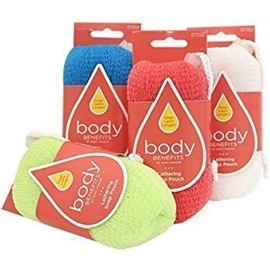Body Benefits 07252 - Esponja De Bano Porta Jabon Exfoliante, colores aleatorios