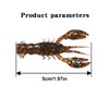 Crawfish Lure - Craw Fishing Soft Bait - Natural Scent
