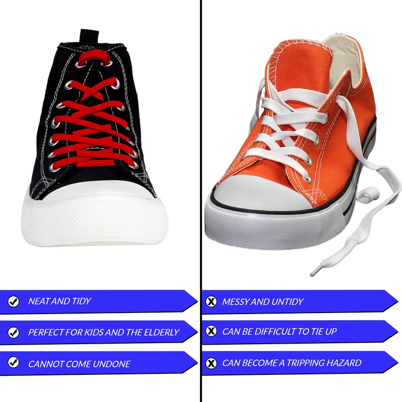 SPEEDLACES No Tie Shoelaces (Yellow)