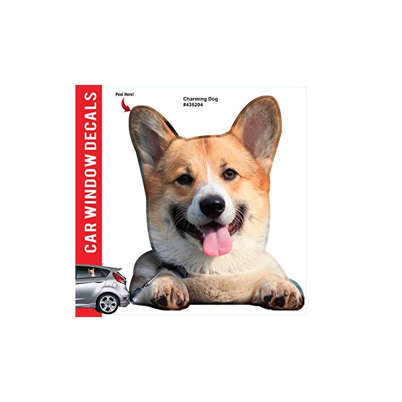 LEMONSODA Dog Car Window Decal Funny 3D Dog Decals for