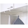 Heian Shindo SPLUCE Hanging Shelf, Towel Hanger, White, Load Capacity: