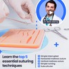 Complete Suture Practice Kit for Medical Students w/How-to Suture HD