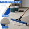 2 Pack 16 Inch Epoxy Floor Squeegee, Notched Squeegee for