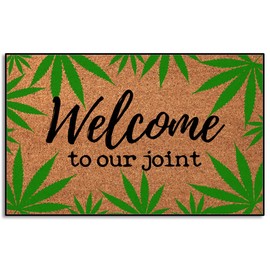 Wulidrom Welcome to Our Joint Indoor Welcome Mats for Entryway Rugs Indoor Non Slip Door Mat Indoor Doormat for Entryway Mats for Front Door Indoor 31.5"X20"