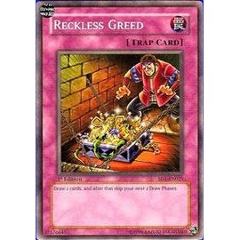 Yu-Gi-Oh! - Reckless Greed SD1 (SD1-EN025) - Structure Deck 1: Dragon's Roar - Unlimited Edition - Common by Yu-Gi-Oh!