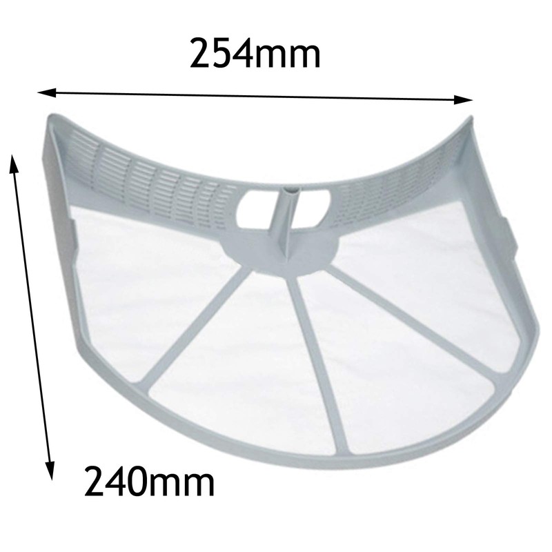 Spares2go Lint Screen/Fluff Filter for Indesit IDV75 IDVL75 IDVL85 Tumble