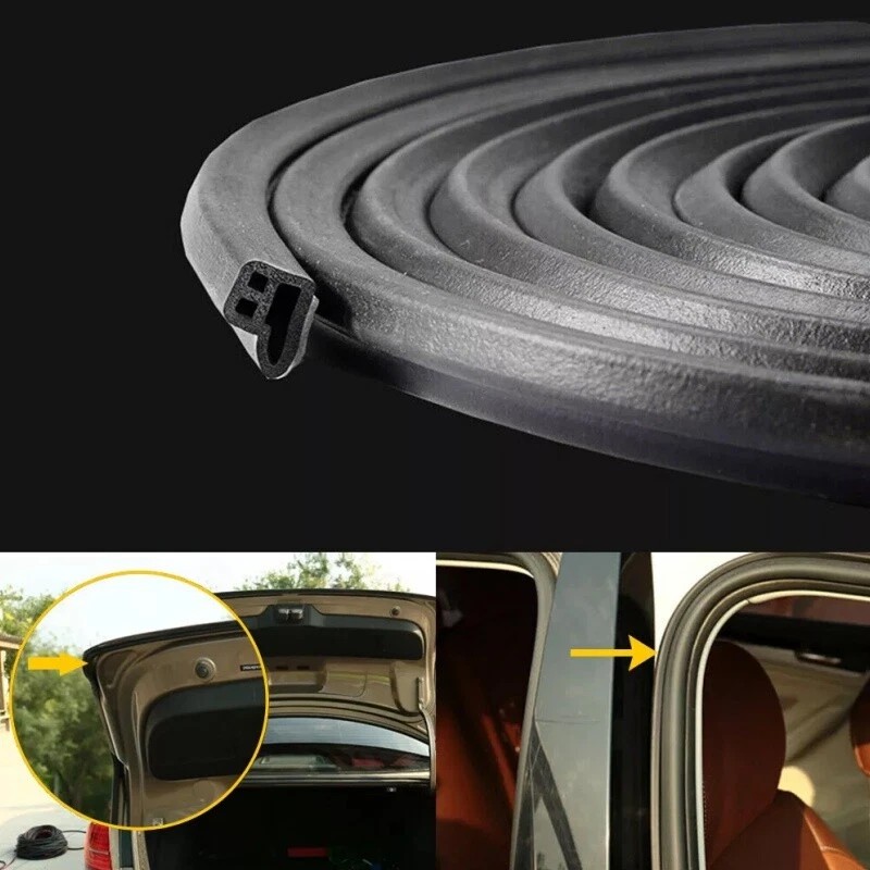 Unbranded 32.8ft Universal Car Weather Stripping Self-Adhesive Auto Door Rubber