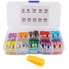 FULARR 130Pcs Professional Car Truck Boat Fuse, Assorted Mini Small