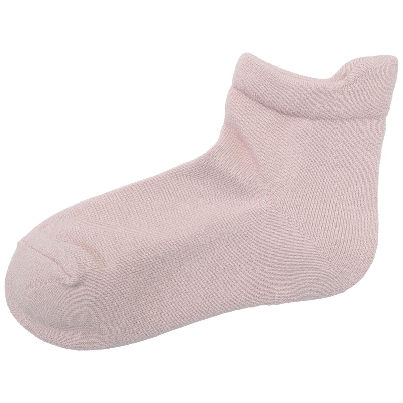 Atsugi JSC1192 Short Crew Socks, Warm Design, Feathers, Cotton Blend,