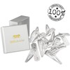 HAARallerliebst Hair Clips (20 Pieces | Silver Shimmering | 5