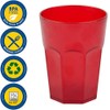 ENGELLAND - 10 x Plastic Cups Drinking Cups Red Cocktail